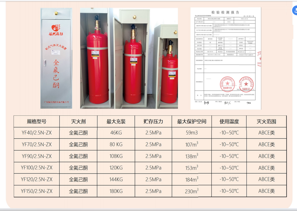 全氟己酮灭火装置